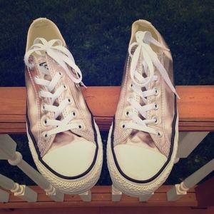 Rose Gold Converse Sneakers- rare!